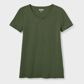 Women's No Yank Short Sleeve V-Neck Tee