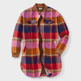 Women's Folklore Flannel Insulated Duster