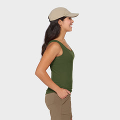 Women's No-Yank V-Neck Tank