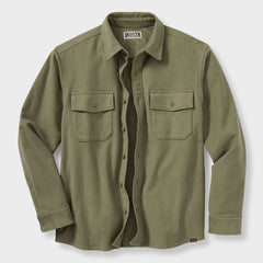 Men's Officer's Slub Sateen Shirt Jac