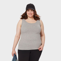 Women's Plus No-Yank Shelf Bra Tank