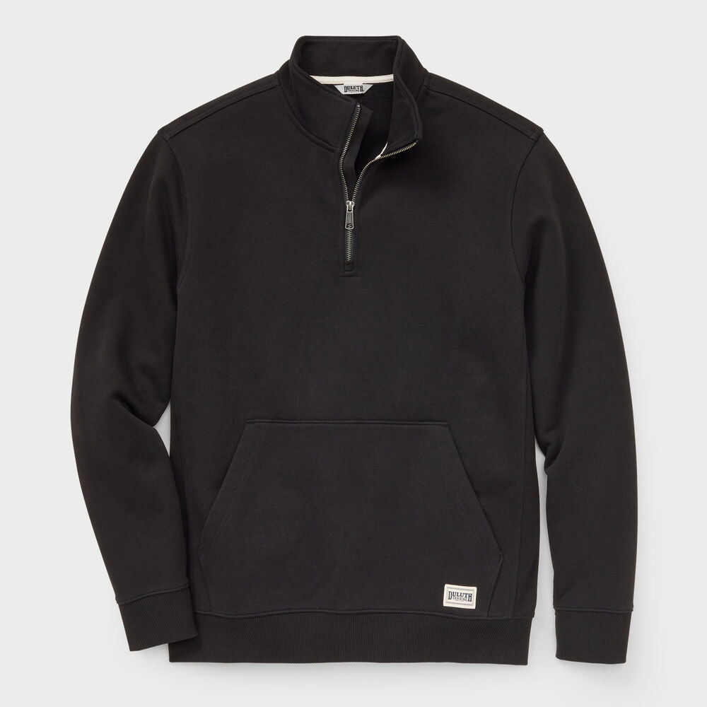 Men's Souped-Up Sweats Pullover Quarter Zip Mock Neck