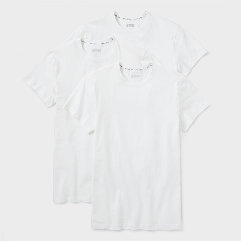 Men's Daily Cotton Crew Undershirt 3-Pack