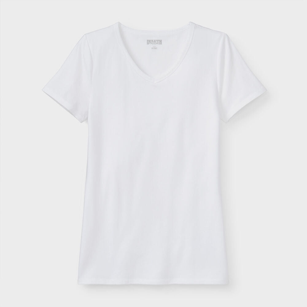 Women's No Yank Short Sleeve V-Neck Tee