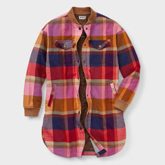 Women's Folklore Flannel Insulated Duster