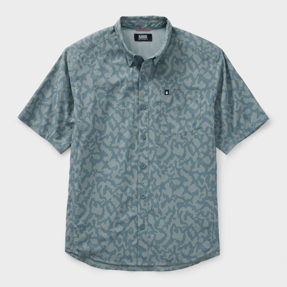 Men's AKHG Mountain Stream Relaxed Fit Short Sleeve Shirt