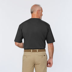 Men's Longtail T Relaxed Fit Short Sleeve Pocket Henley