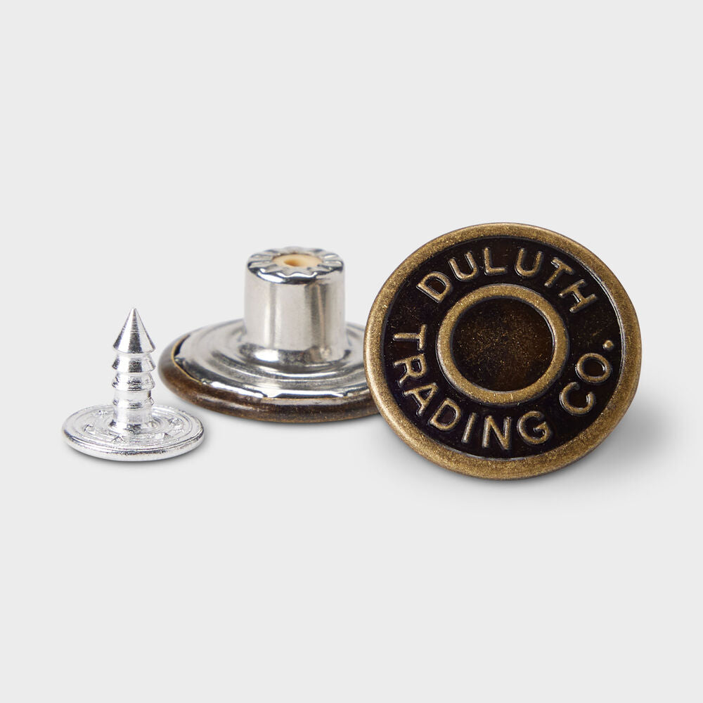 8-Pack Antique Gold Buttons