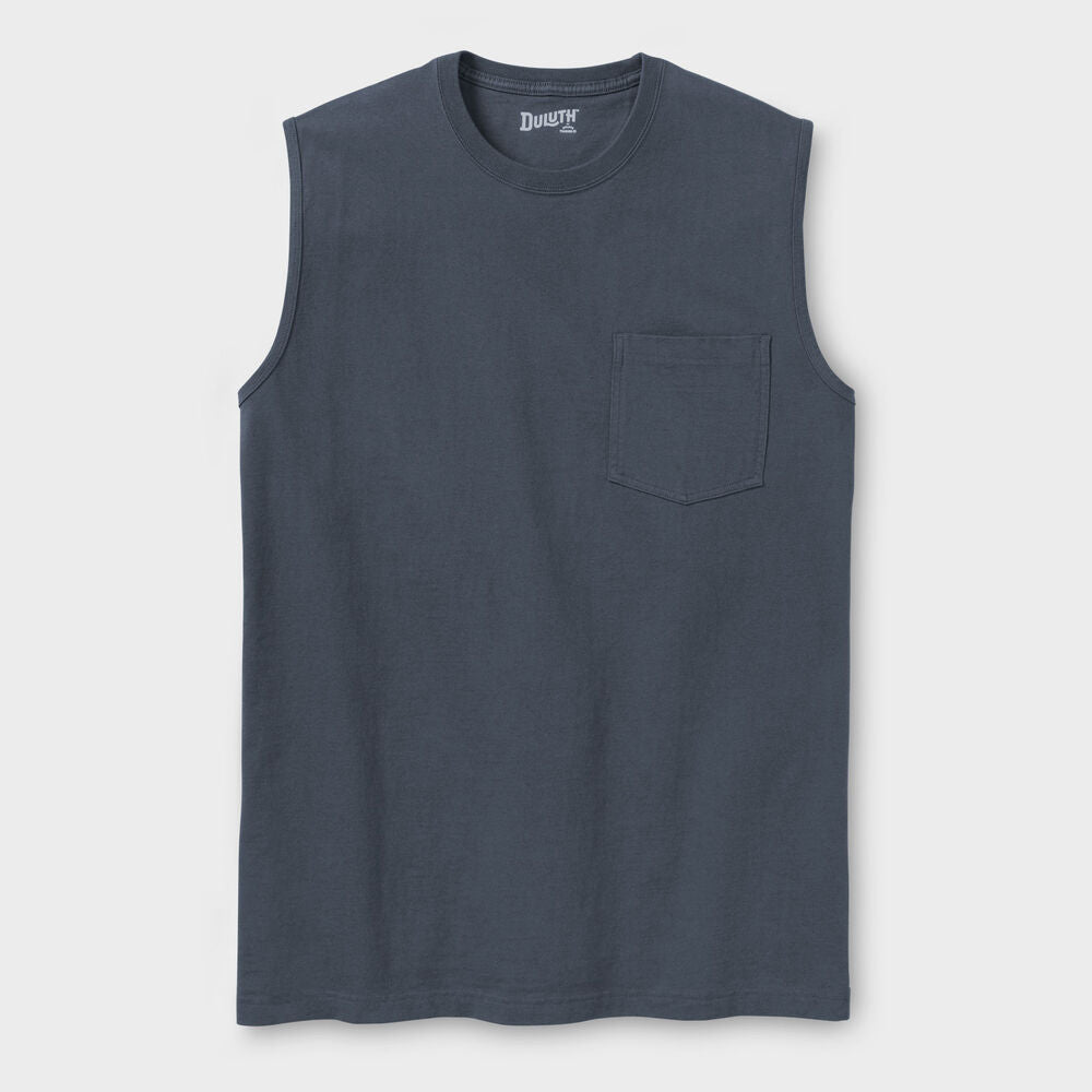 Men's Longtail T Standard Fit Sleeveless Pocket Crew