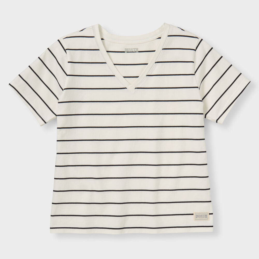 Women's Duluth Heritage Washed V-Neck Tee
