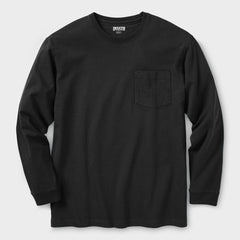 Men's Longtail T Standard Fit Long Sleeve Pocket Crew