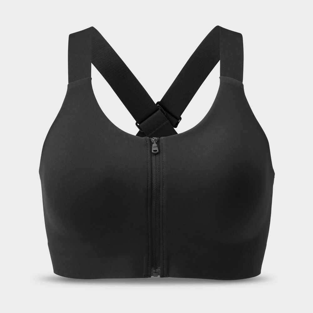 Women's Plus High-Impact Bonded Zip-Front Bra