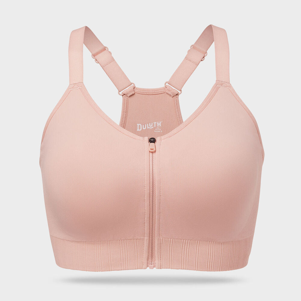 Women's Armachillo Seamless Zip-Front Bra