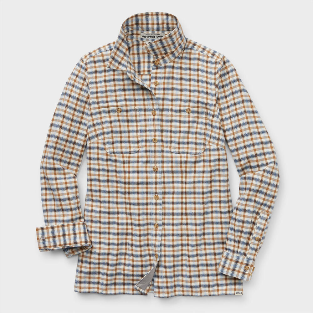 Women's Plus Free Swingin' Flannel Shirt